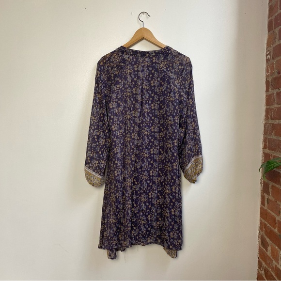 Free People Melody Laughter LS Midi Floral Short Dress - Picture 3 of 5